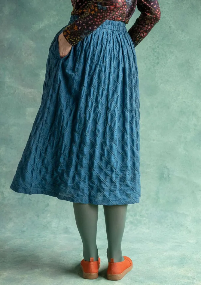 Gudrun Sjdn Helga Woven Skirt In Organic Cotton Women Skirts