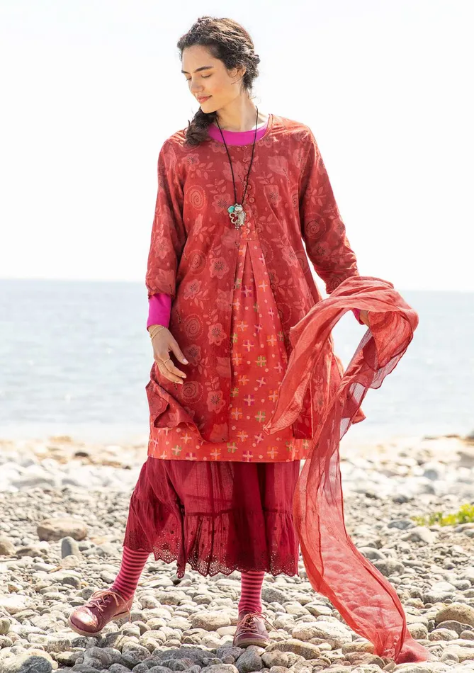 Gudrun Sjdn Kamala Woven Dress In Organic Cotton Women Dresses