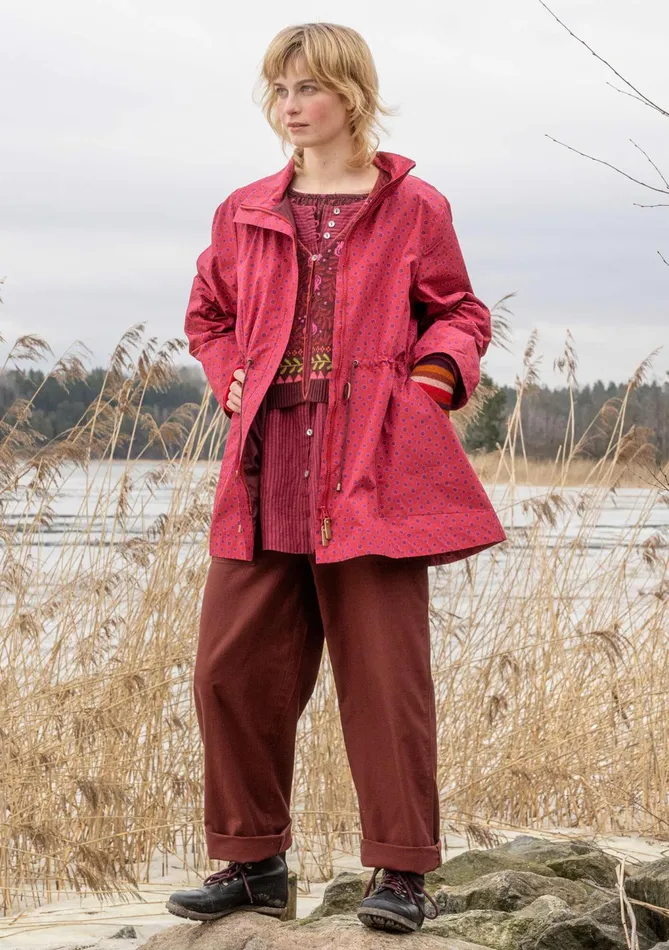 Gudrun Sjdn Lucy Woven Parka In Organic Cotton Women Coats and Jackets