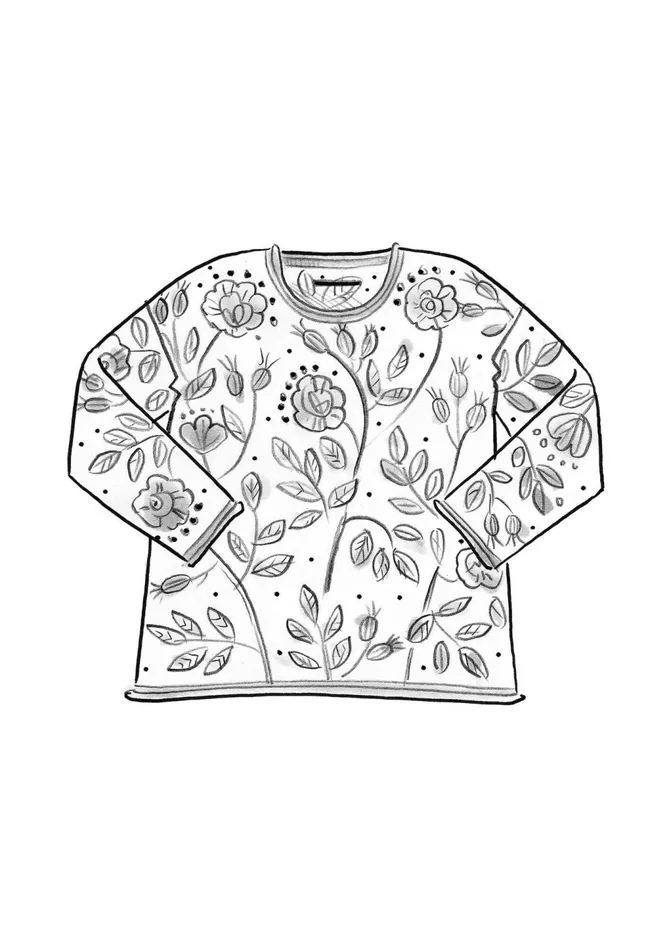 Gudrun Sjdn Nyponros Knit Sweater In Organic Women Tops and Shirts