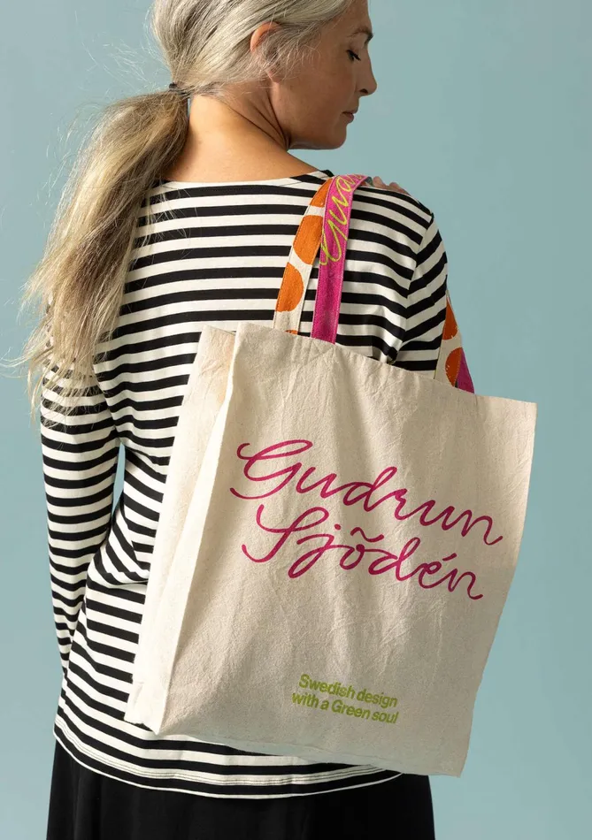 Gudrun Sjdn Tote Bag In Organic Cotton Women Purses and Fabric Bags