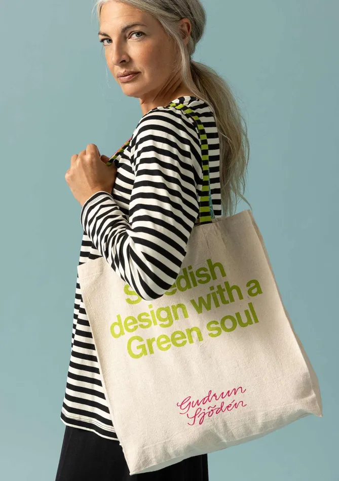 Gudrun Sjdn Tote Bag In Organic Cotton Women Purses and Fabric Bags