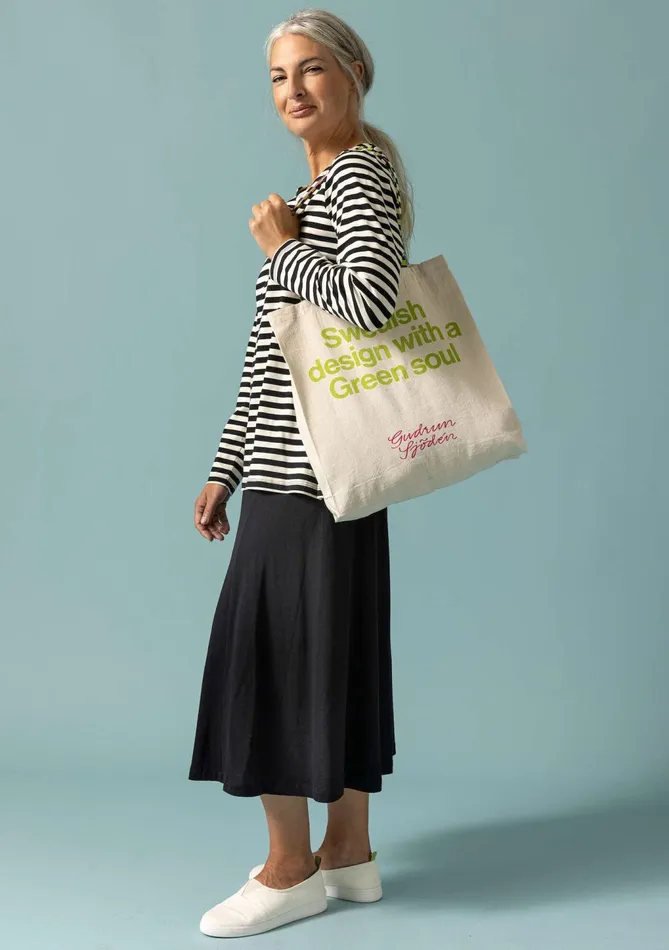 Gudrun Sjdn Tote Bag In Organic Cotton Women Purses and Fabric Bags