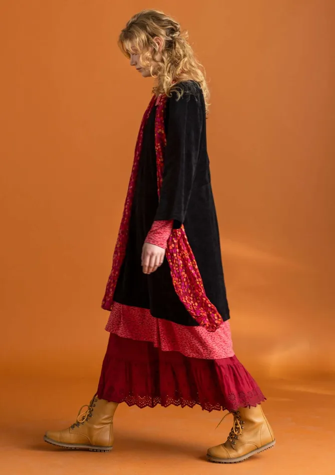 Gudrun Sjdn Velour Tunic In Organic Cotton Women Tunics