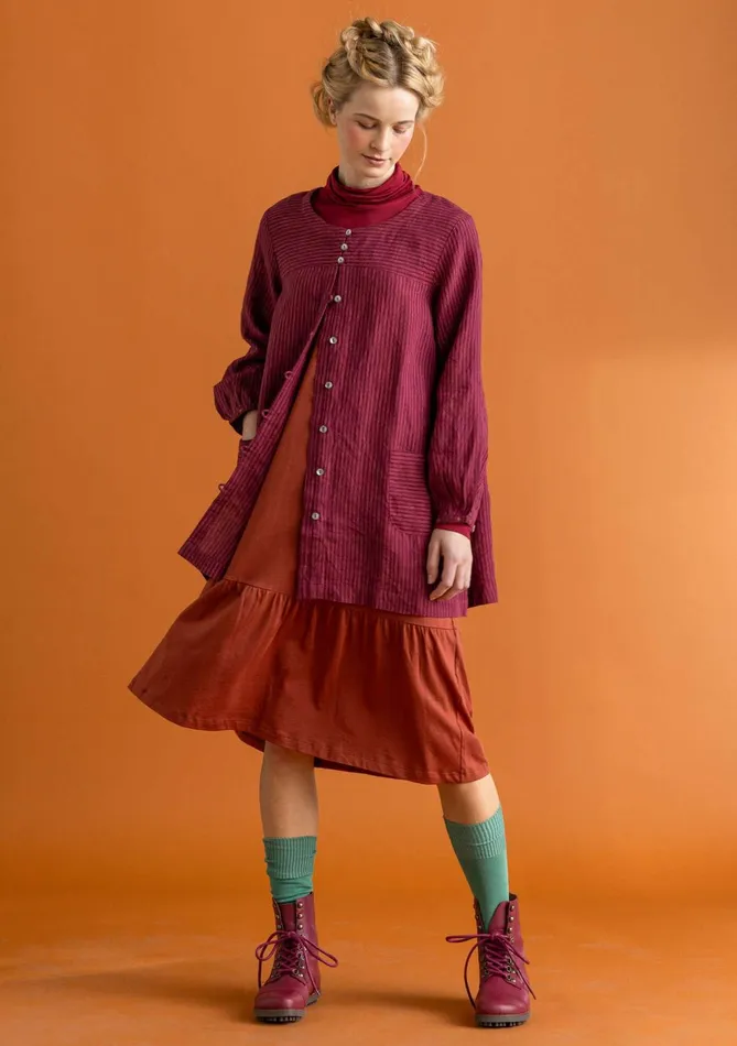 Gudrun Sjdn Woven Asta Artistx2019s Blouse In Linen Women Blouses
