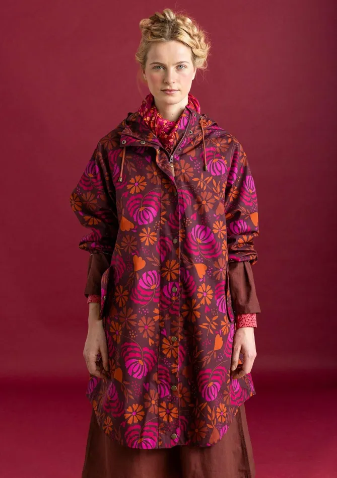 Gudrun Sjdn Woven Hedda Raincoat In Organic Cotton Women Coats and Jackets