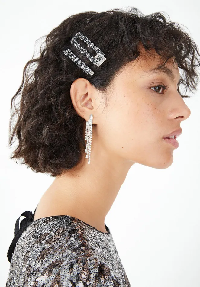 Hair Accessories Women Hush Sevilla Hair Clips Blackgunmetal