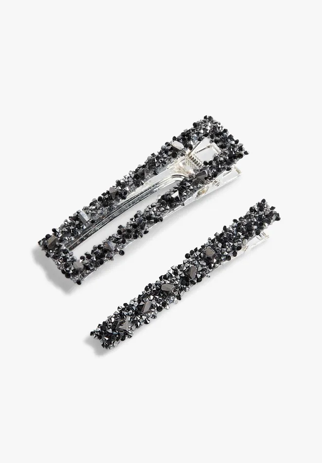 Hair Accessories Women Hush Sevilla Hair Clips Blackgunmetal
