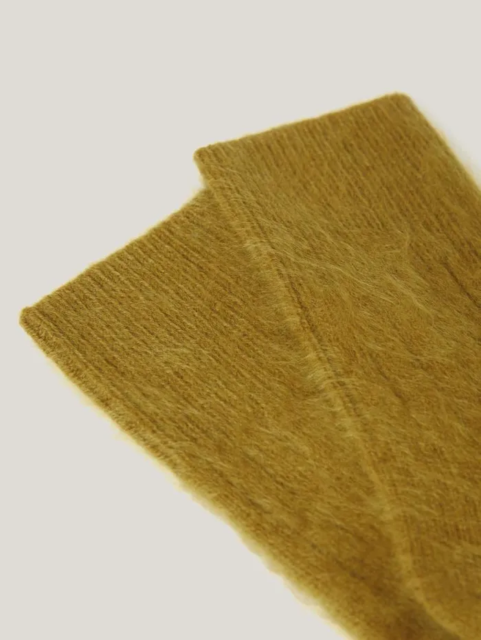Halo Cashmere Sock Green Women Jigsaw Knitwear and Cashmere