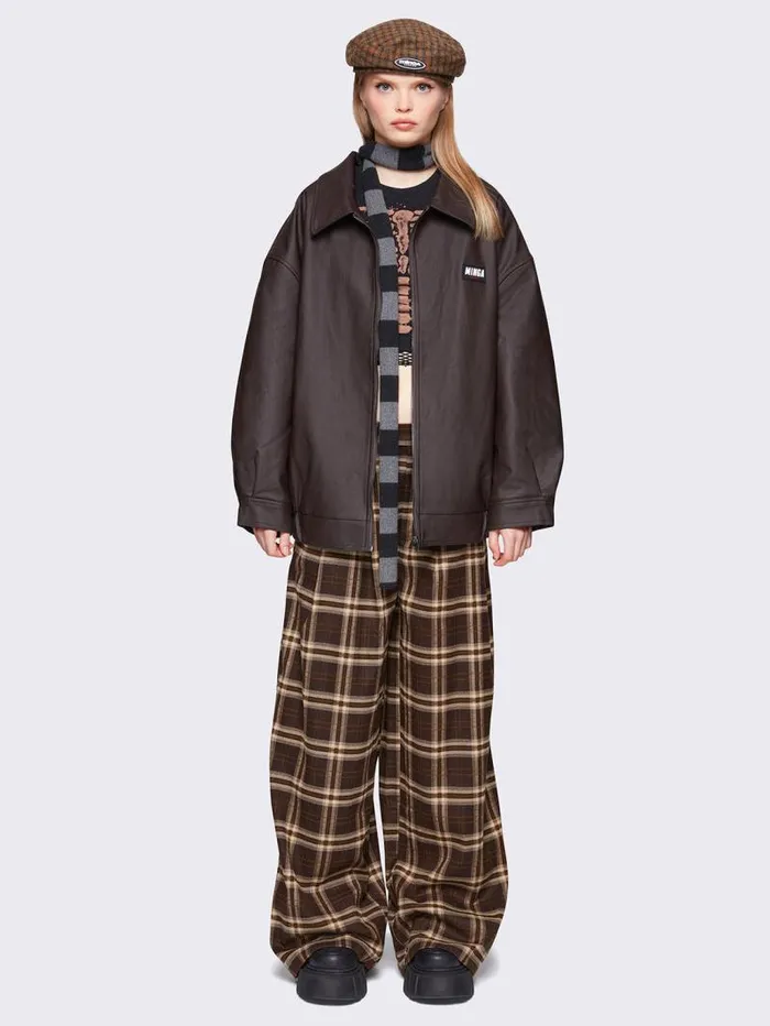 Hari Plaid Grandpa Pants Women Minga London Bottoms