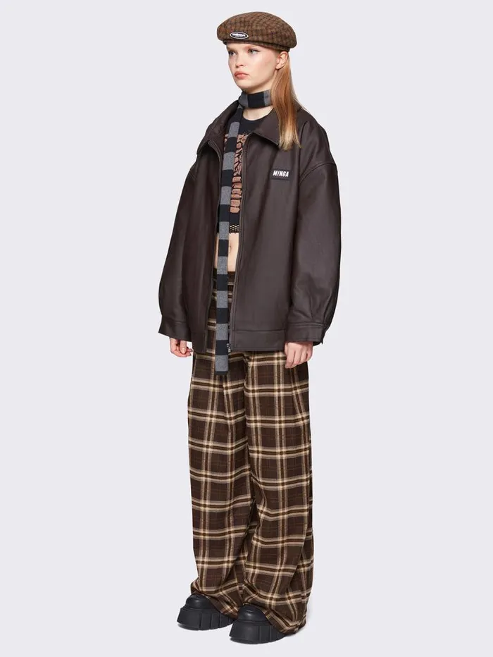 Hari Plaid Grandpa Pants Women Minga London Bottoms