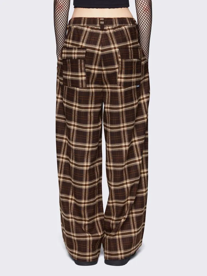 Hari Plaid Grandpa Pants Women Minga London Bottoms