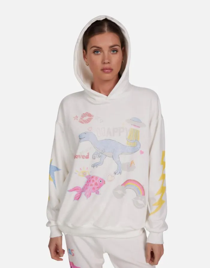 Harmony Dino Elements Milk Women Lauren Moshi Hoodies