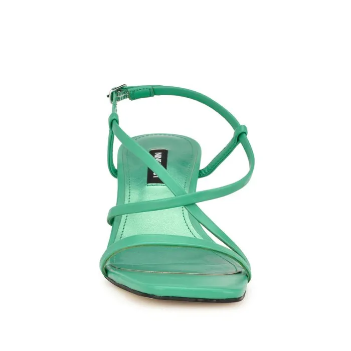 Haya Strappy Sandals Green Women Nine West Sandals Haya Strappy Sandals Green Women Nine West Sandals