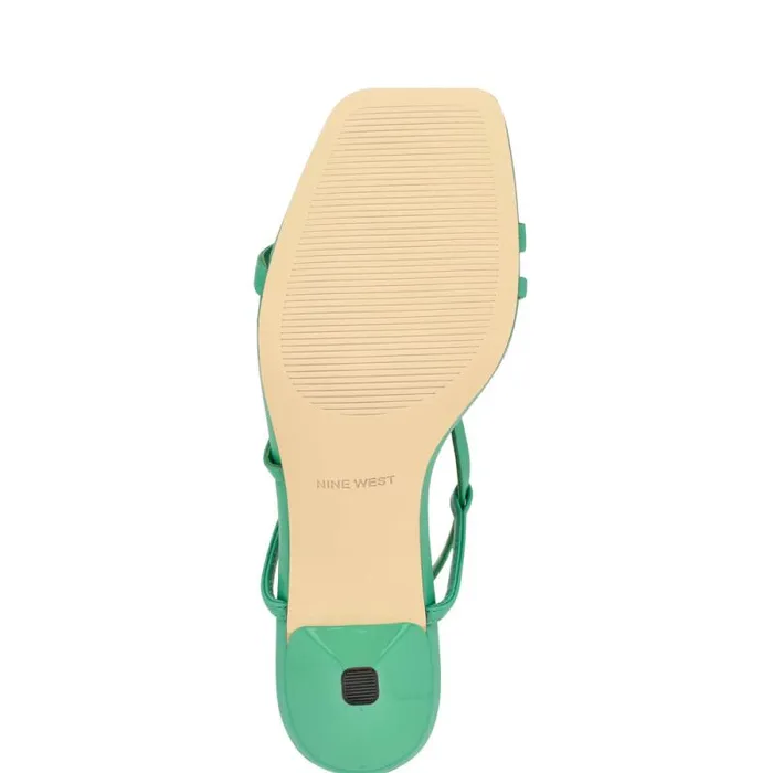Haya Strappy Sandals Green Women Nine West Sandals Haya Strappy Sandals Green Women Nine West Sandals