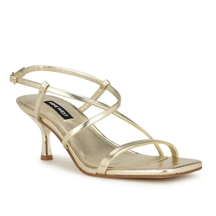 Haya Strappy Sandals Platino Women Nine West Sandals Haya Strappy Sandals Platino Women Nine West Sandals
