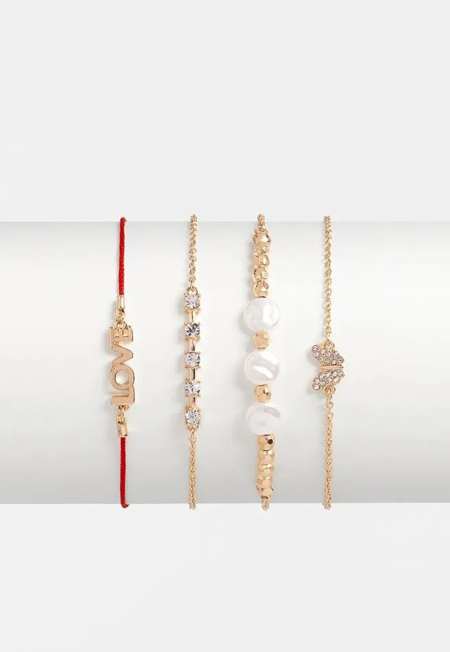 Heart Love Pull Knot Bracelet Set Women Maurices Jewelry