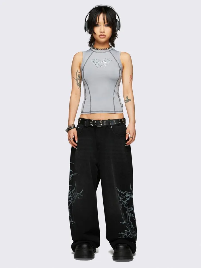 Heartbeat Vest Top Women Minga London Tops and TShirts Heartbeat Vest Top Women Minga London Tops and TShirts