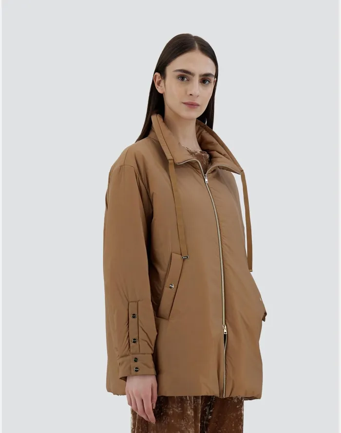Herno ASHAPE JACKET IN ECOAGE Camel Women AShape
