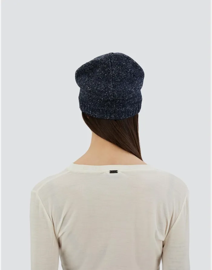 Herno BEANIEIN ANGEL Navy Blue Women Hats