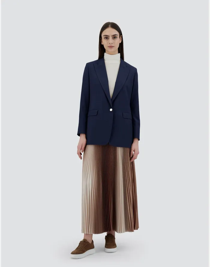 Herno BLAZER IN FLANNELFEELING Navy Blue Women Blazers