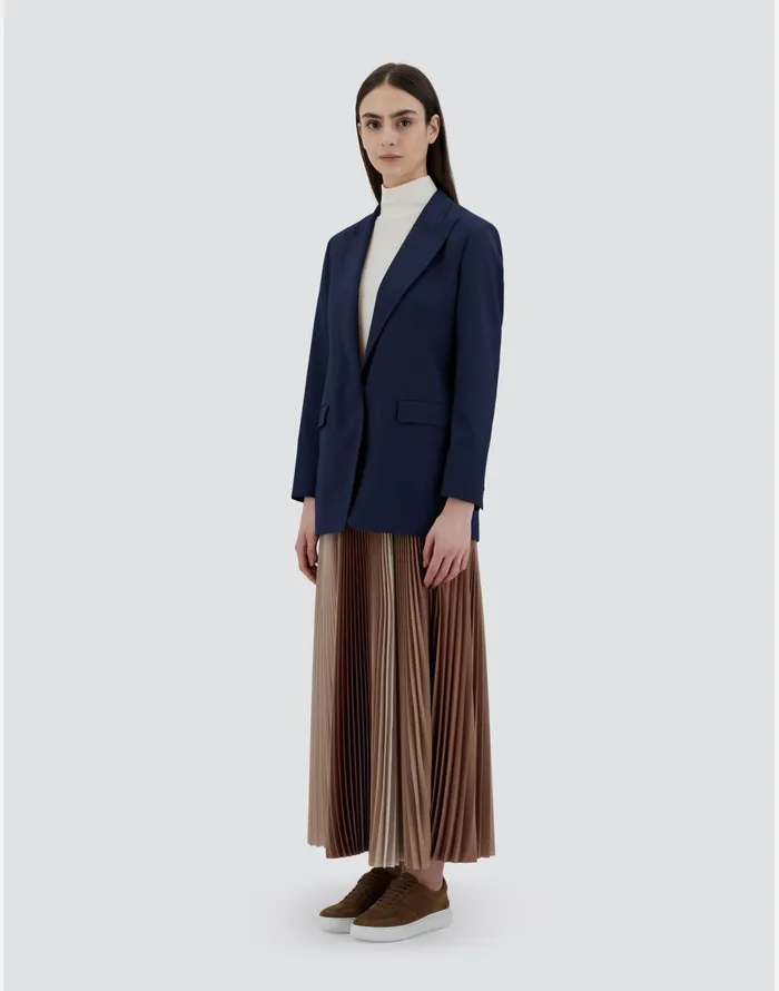 Herno BLAZER IN FLANNELFEELING Navy Blue Women Blazers