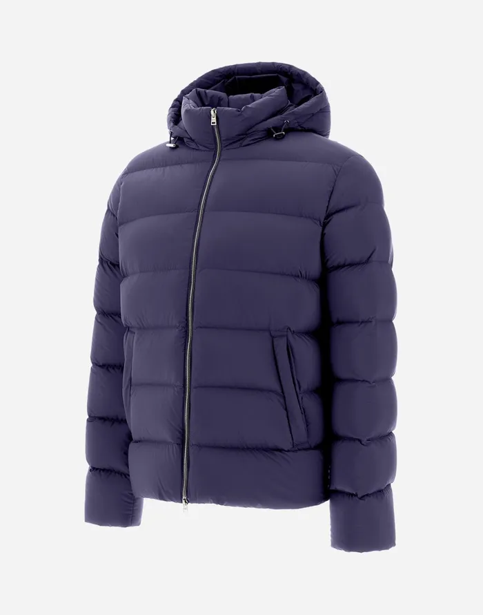 Herno BOMBER JACKET IN ECOAGE New Blue Men Bomber