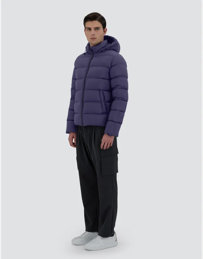 Herno BOMBER JACKET IN ECOAGE New Blue Men Bomber