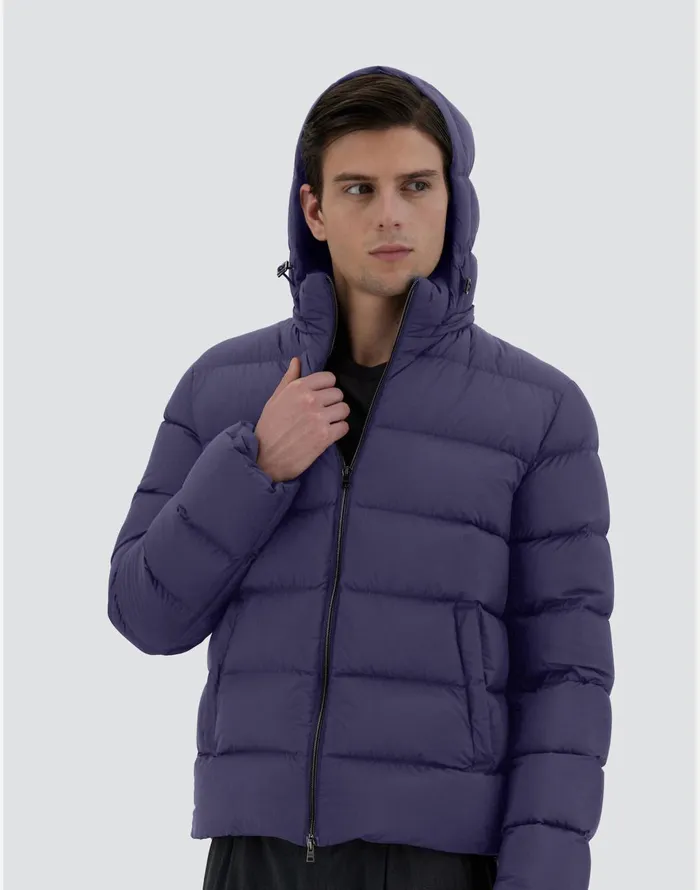 Herno BOMBER JACKET IN ECOAGE New Blue Men Bomber