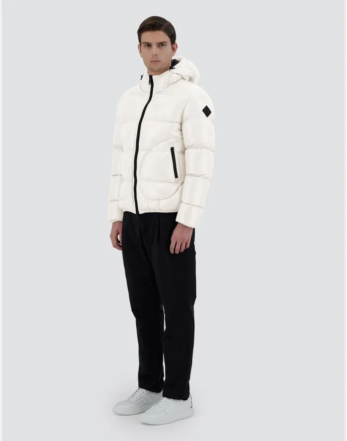 Herno BOMBER JACKET IN GLOSS White Men Bomber