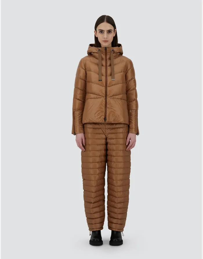 Herno CAPE IN NYLONULTRALIGHT Camel Women Short Down Jackets
