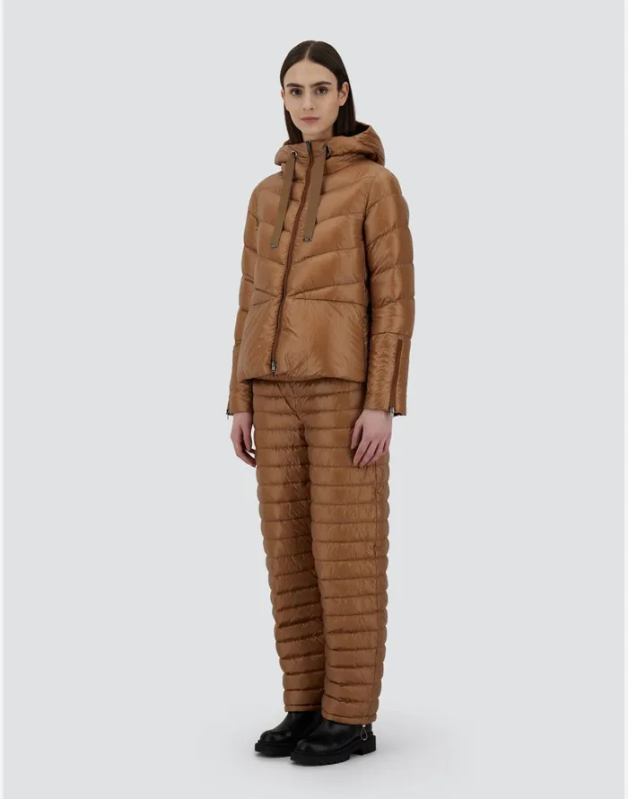 Herno CAPE IN NYLONULTRALIGHT Camel Women Short Down Jackets