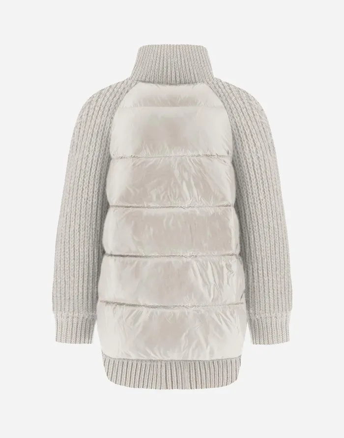 Herno CARDIGAN IN INFINITY WOOL AND NYLON ULTRALIGHT Chantilly Women Sweaters and Cardigan