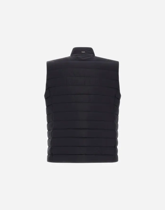 Herno ECOAGE AND MONOGRAM GILET Blu Navy Men Vests