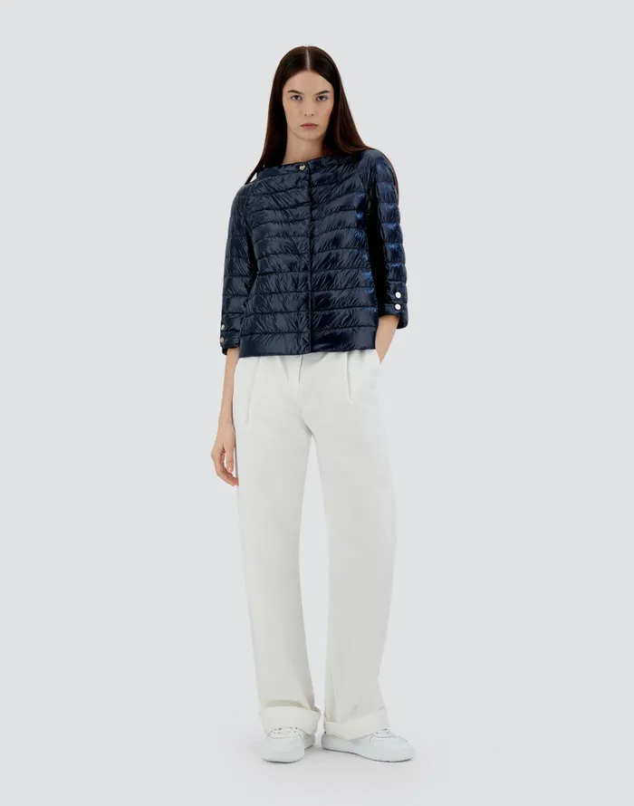 Herno ELSA Navy Blue Women Capes