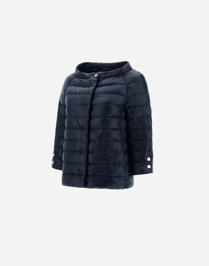 Herno ELSA Navy Blue Women Capes