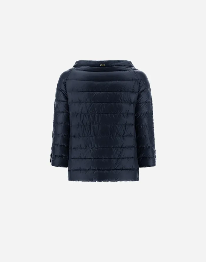 Herno ELSA Navy Blue Women Capes