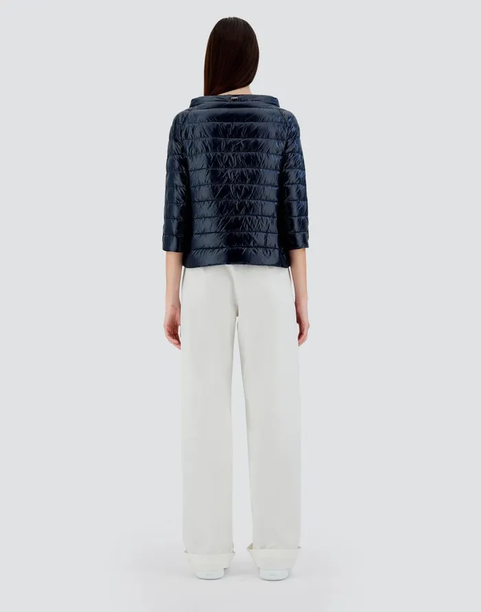 Herno ELSA Navy Blue Women Capes