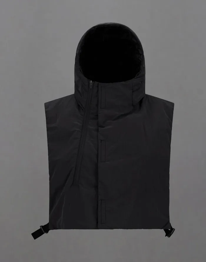 Herno LAMINAR GILET IN LIGHT OPALESCENT Black Women Laminar Down Jackets