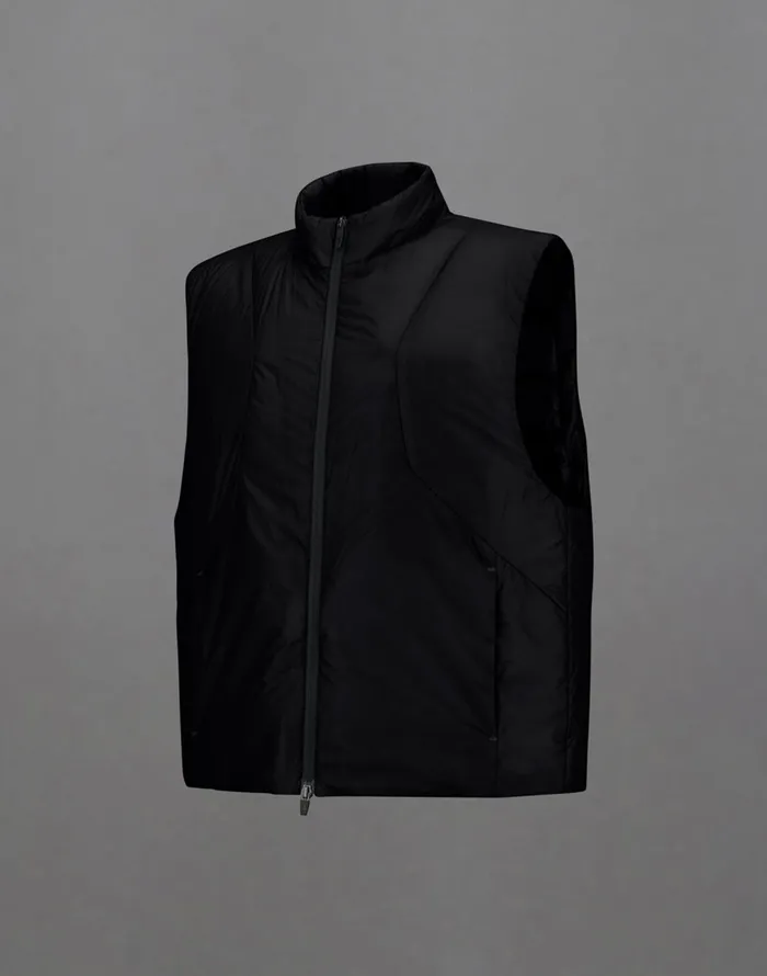 Herno LAMINAR GILET IN TRANSLUCENT RIPSTOP Black Men Laminar Down Jackets