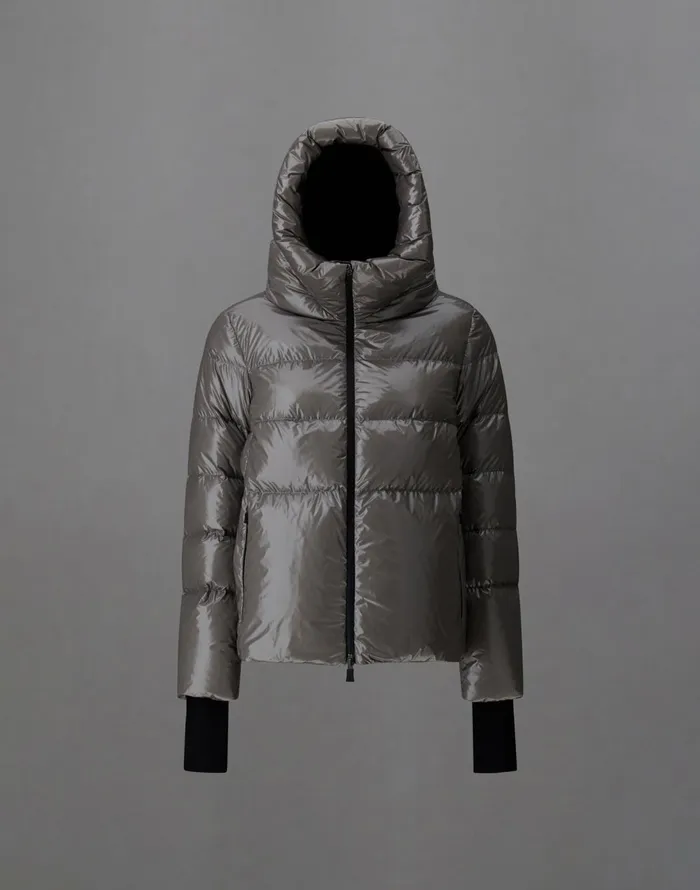 Herno LAMINAR JACKET IN 2L GLAZED RIPSTOP Grey Women Laminar Down Jackets