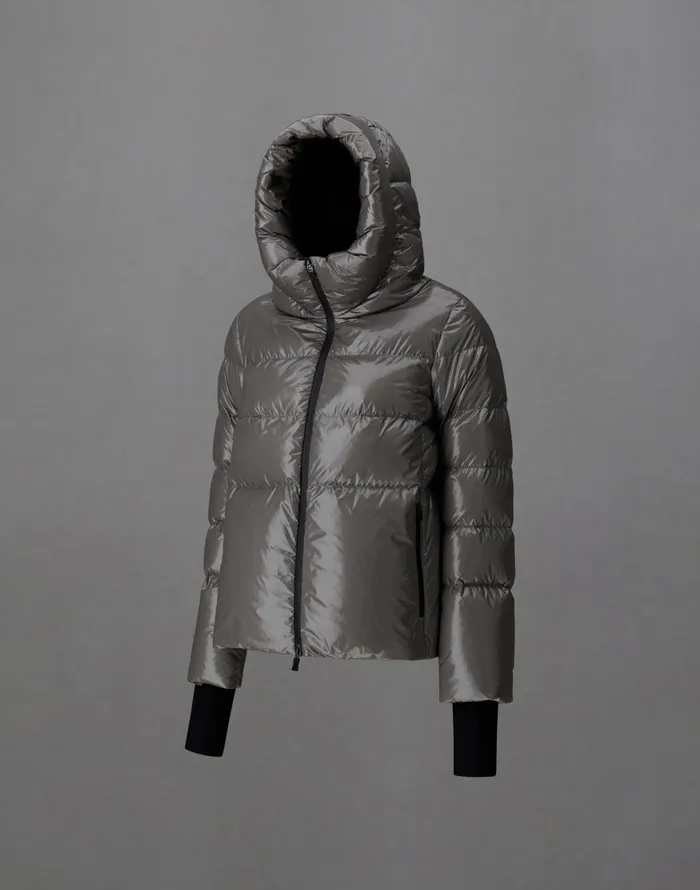 Herno LAMINAR JACKET IN 2L GLAZED RIPSTOP Grey Women Laminar Down Jackets