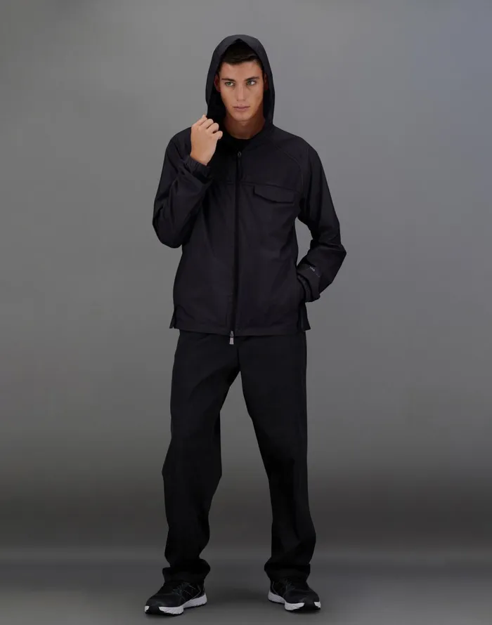Herno LAMINAR JACKET IN 3L TRANSLUCENT RIPSTOP Black Men Parka and Jackets
