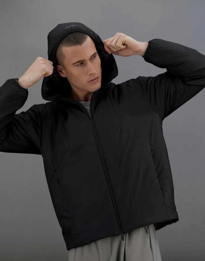 Herno LAMINAR JACKET IN TRANSLUCENT RIPSTOP Black Men Bomber