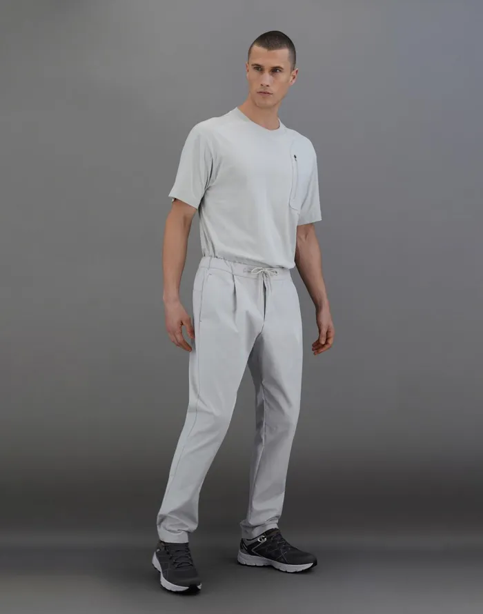 Herno LAMINAR TROUSERS IN SOFT TWILL Ice Men Trousers