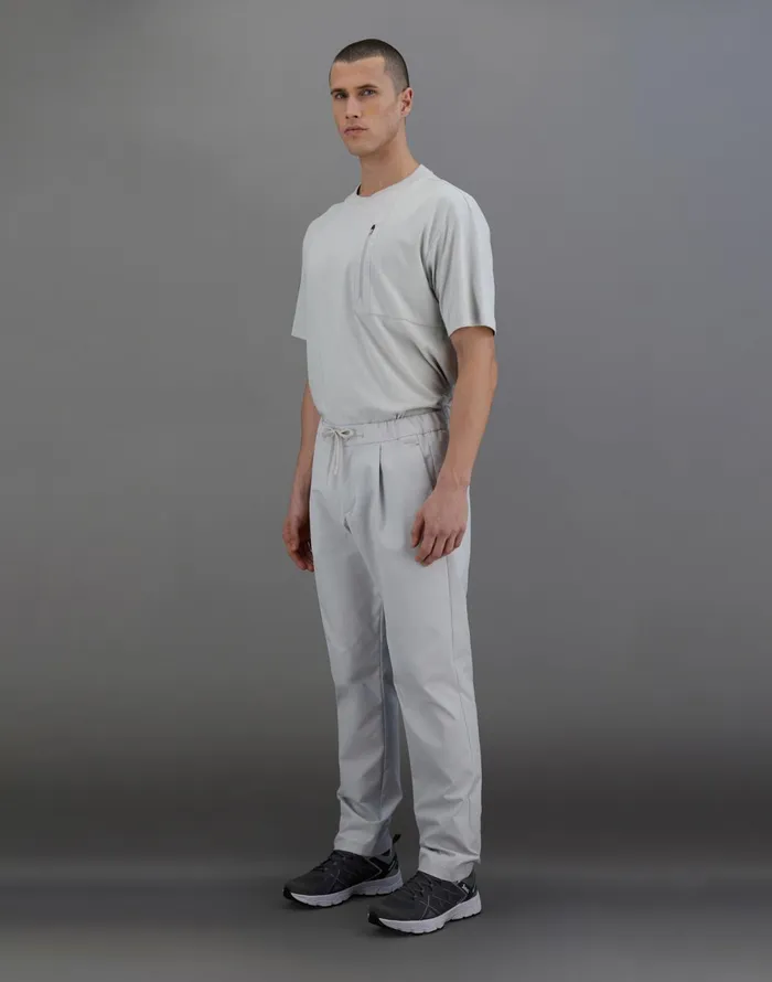 Herno LAMINAR TROUSERS IN SOFT TWILL Ice Men Trousers