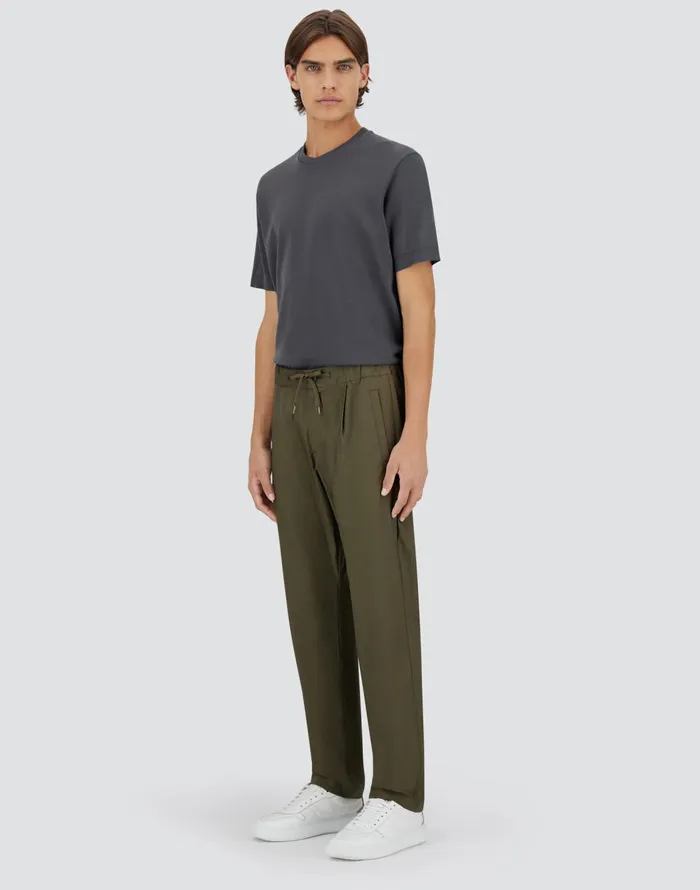 Herno LIGHT COTTON STRETCH TROUSERS Light Military Men Trousers