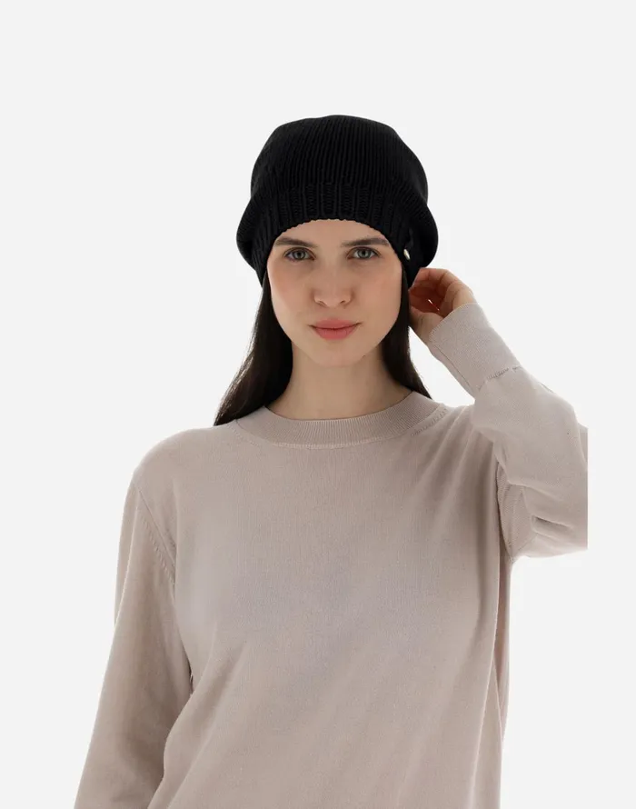 Herno MISS BEANIE Black Women Hats