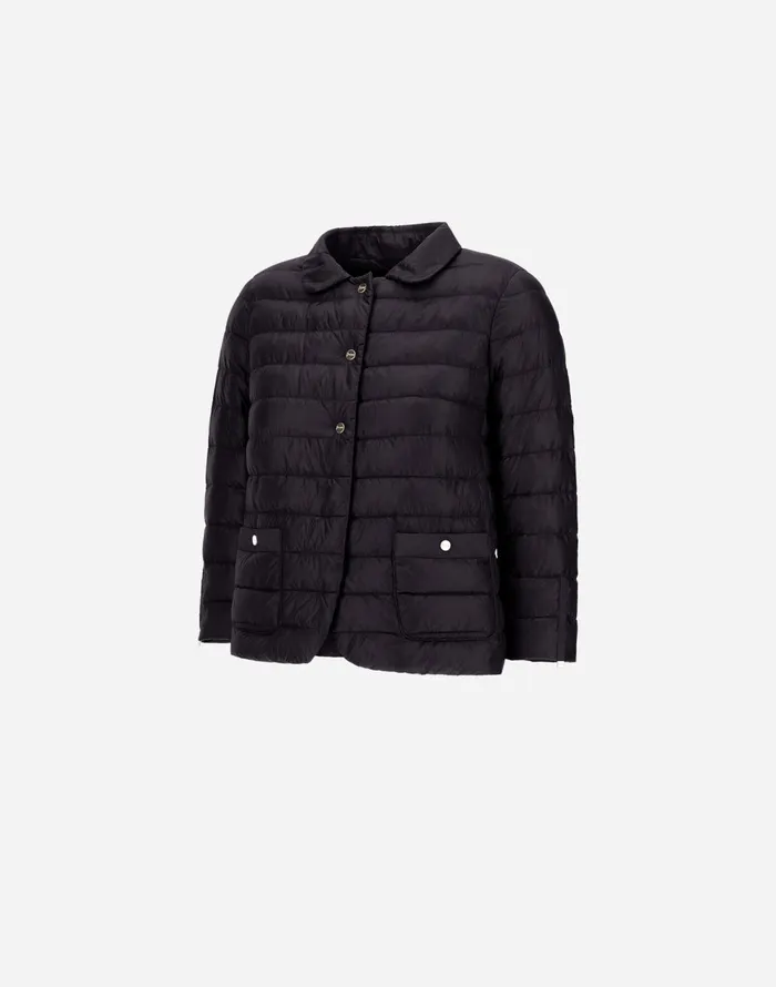 Herno NYLON ULTRALIGHT JACKET Black Women Parka and Jackets