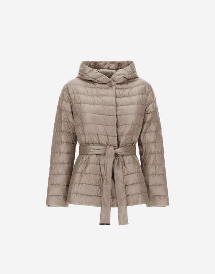 Herno NYLON ULTRALIGHT JACKET Dove Grey Women Parka and Jackets
